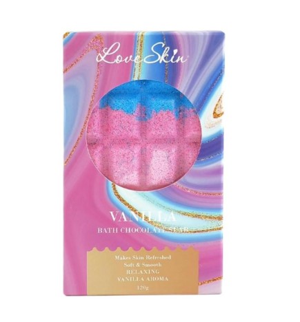 Love skin tavoletta di cioccolato da bagno alla vaniglia 120 g
