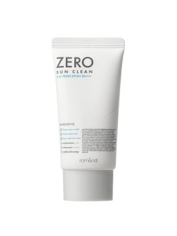 Rom&nd zero sun clean protezione solare viso spf50+ pa++++ 01 fresh 50ml