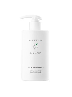 S.nature blanche cleanser gel detergente idratante per viso e corpo 260 ml