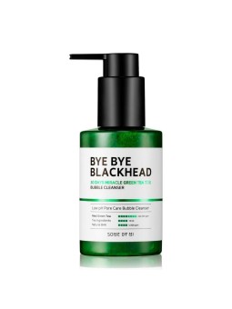 Some by mi bye bye blackhead 30 days miracle green tea tox bubble cleanser, schiuma detergente per il viso 120 ml