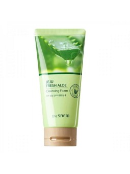 The saem schiuma detergente per il viso all'aloe fresca di jeju 150 g
