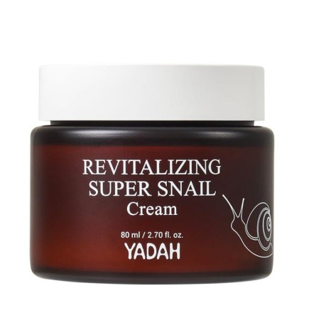 Yadah crema viso rivitalizzante super snail cream alla bava di lumaca 80ml