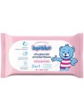 Bambino salviette emollienti 3 in 1 57 pezzi