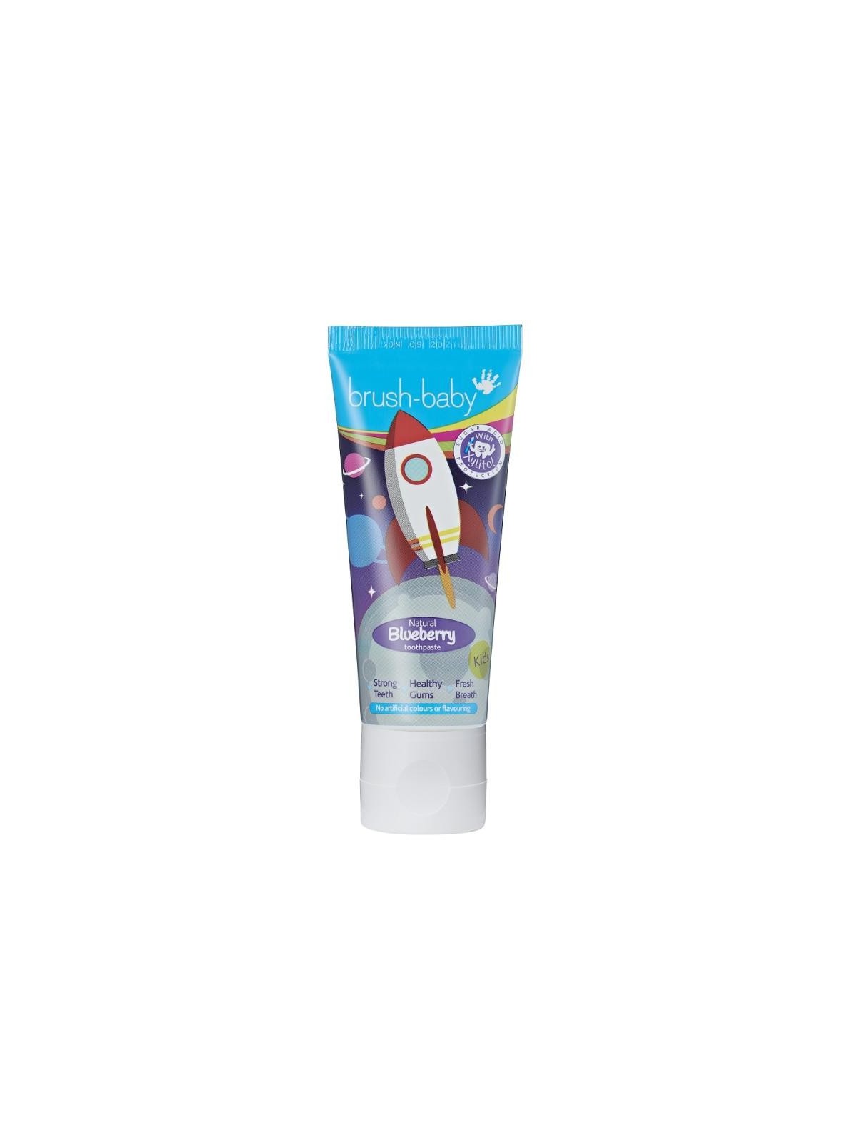 Brush baby dentifricio rocket per bambini dai 3 anni mirtillo 50ml