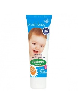 Brush baby dentifricio per la dentizione per bambini da 0 a 2 anni mela-menta 50 ml