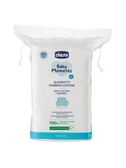 Chicco dischetti cosmetici in cotone 0m+ 60 pezzi.