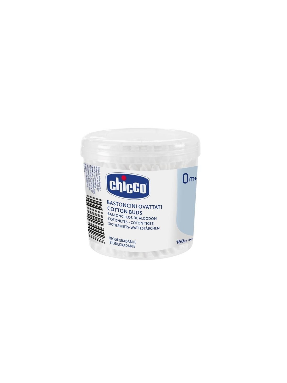 Chicco bastoncini auricolari 160 pezzi.