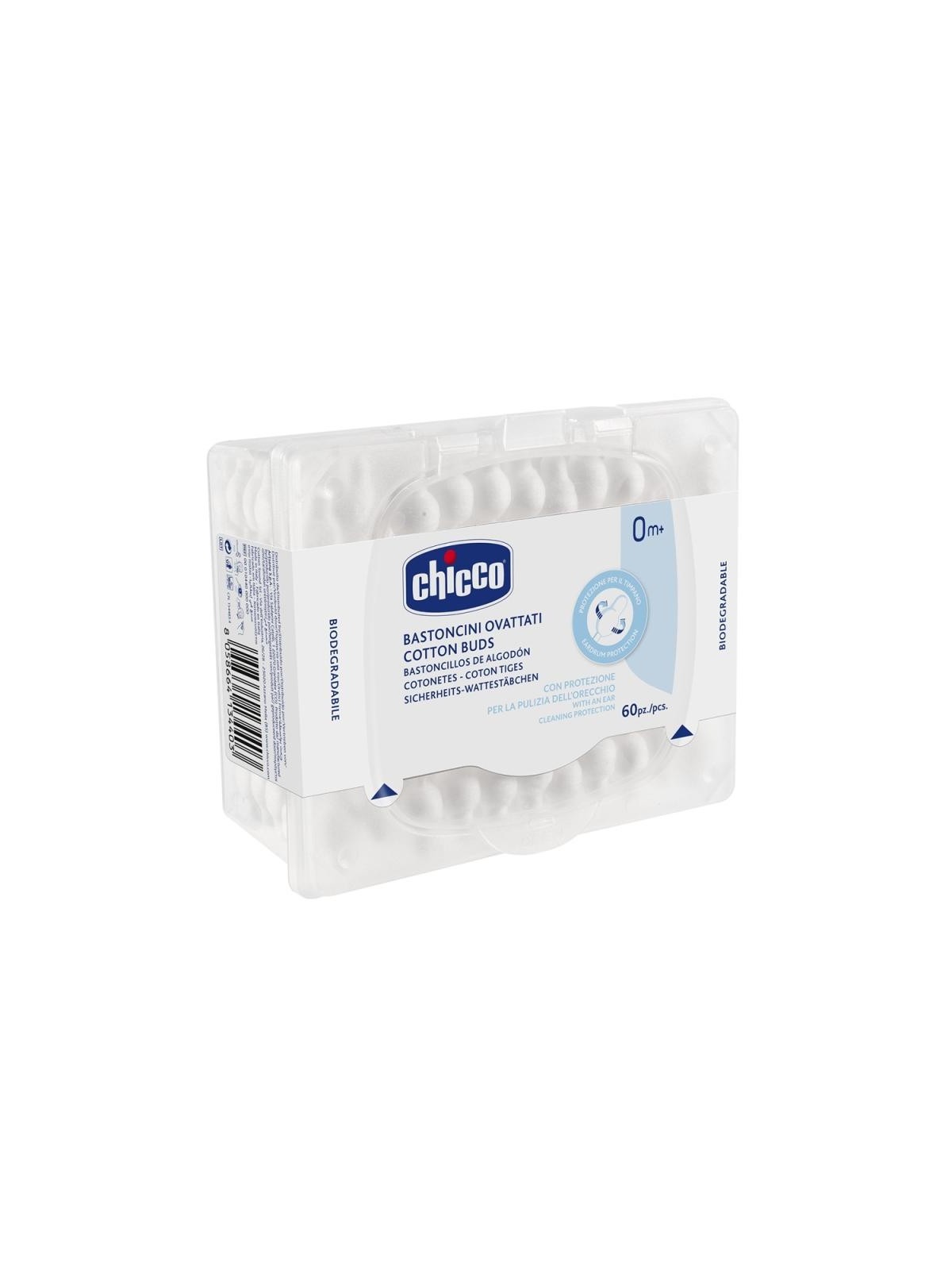 Chicco bastoncini auricolari 60 pezzi.