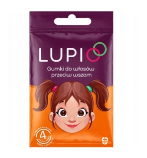 Lupio fasce per capelli anti-pidocchi 4 pezzi.
