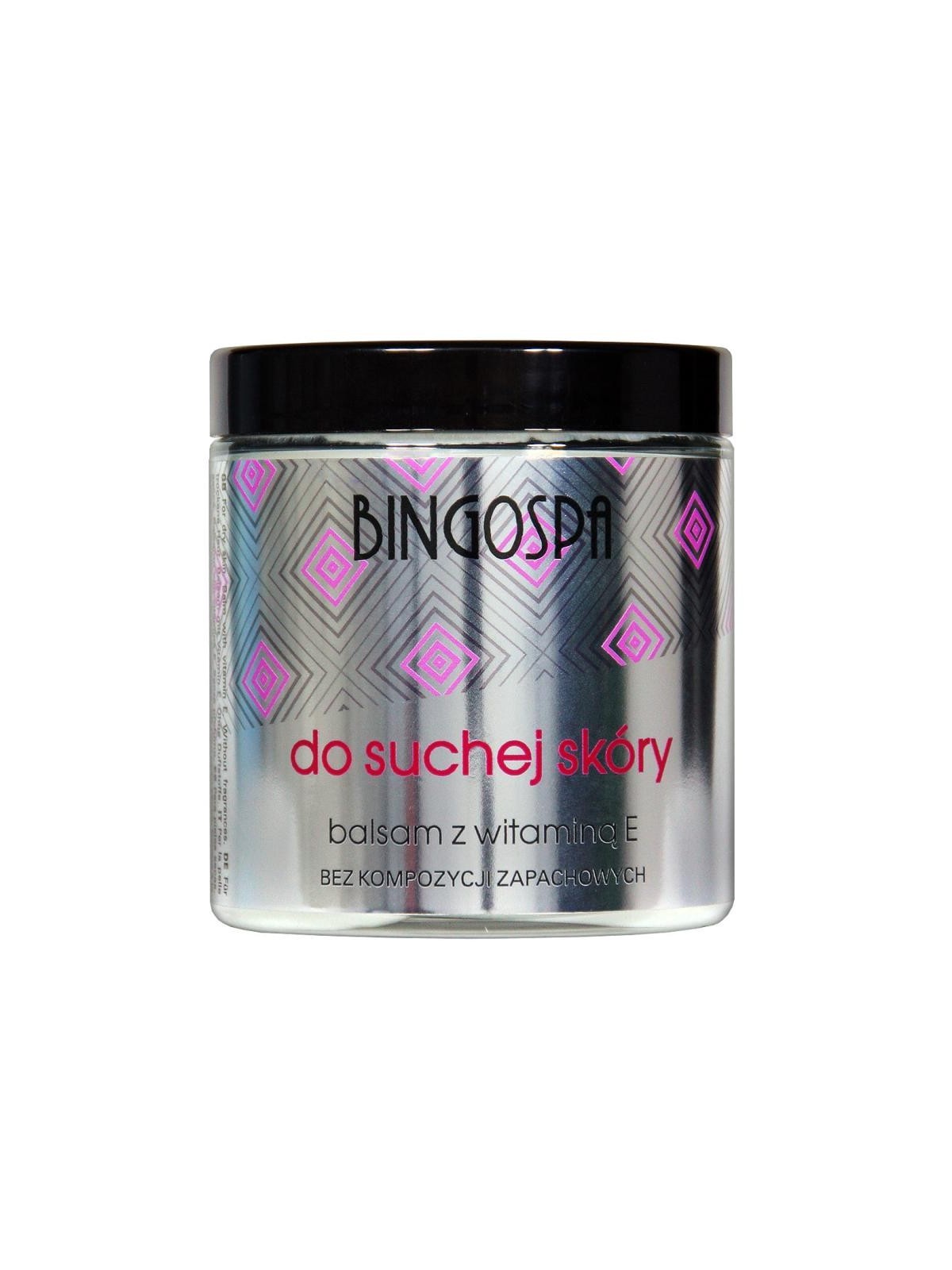 Bingo spa per pelle secca balsamo senza profumo per pelle secca con vitamina e 250 g