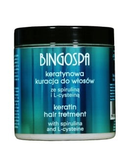 Bingo spa trattamento per capelli alla cheratina con spirulina e l-cisteina 250 ml