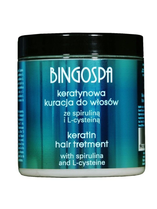 Bingo spa trattamento per capelli alla cheratina con spirulina e l-cisteina 250 ml