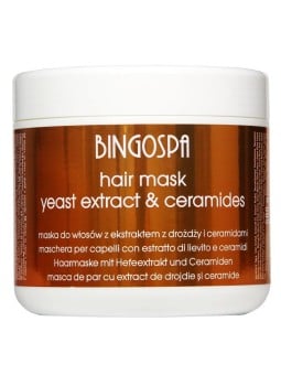 Bingo spa maschera per capelli con estratto di lievito e ceramidi 500 ml