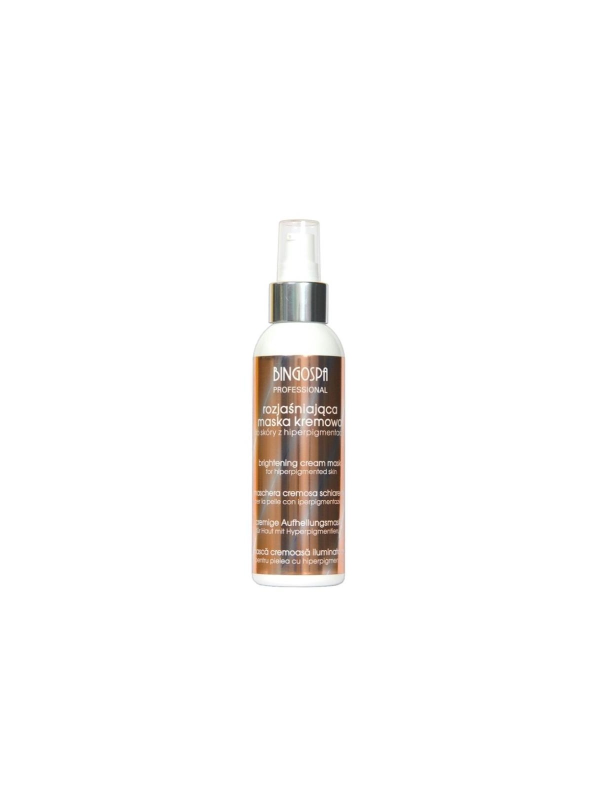 Bingo spa maschera crema illuminante per pelli iperpigmentate 135 g