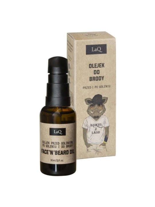 Laq olio per barba prima e dopo la rasatura wild man from the forest 30 ml