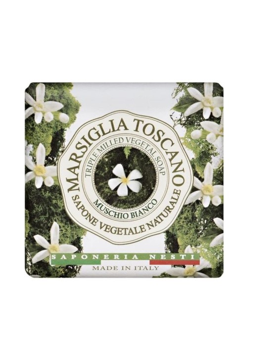 Nesti dante sapone da toeletta marsiglia toscano muschio bianco 200g