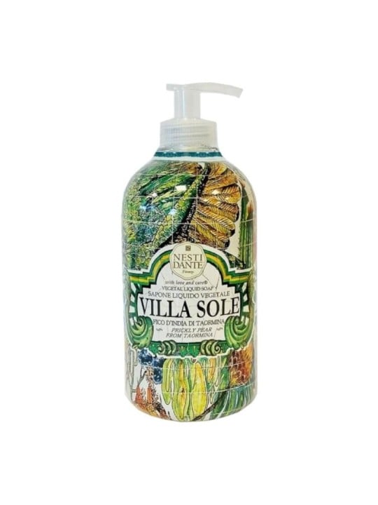 Nesti dante sapone liquido villa sole fico d'india sapone liquido vegetale 500ml
