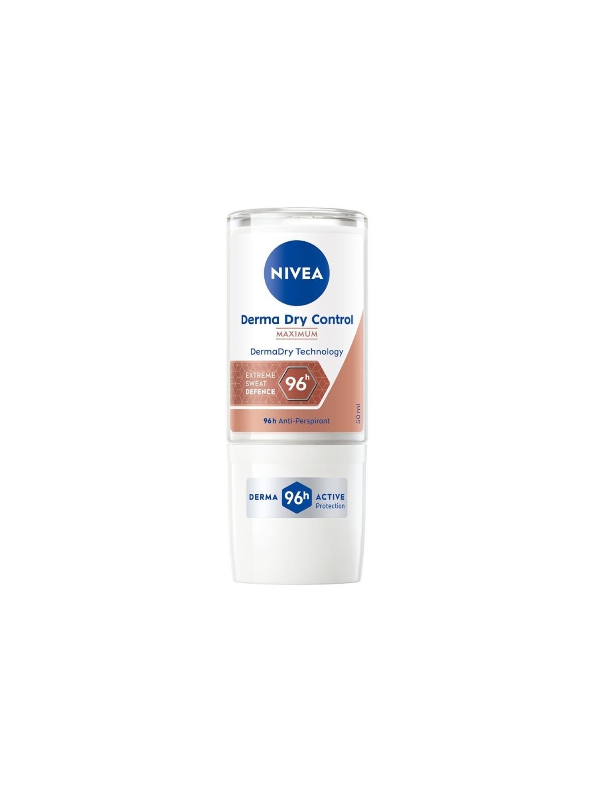 Nivea derma dry control antitraspirante roll-on 50 ml
