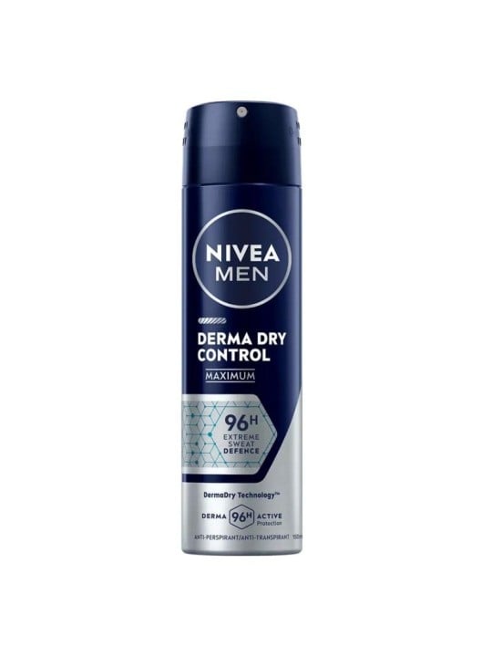 Nivea spray antitraspirante per uomo men derma dry control 150 ml
