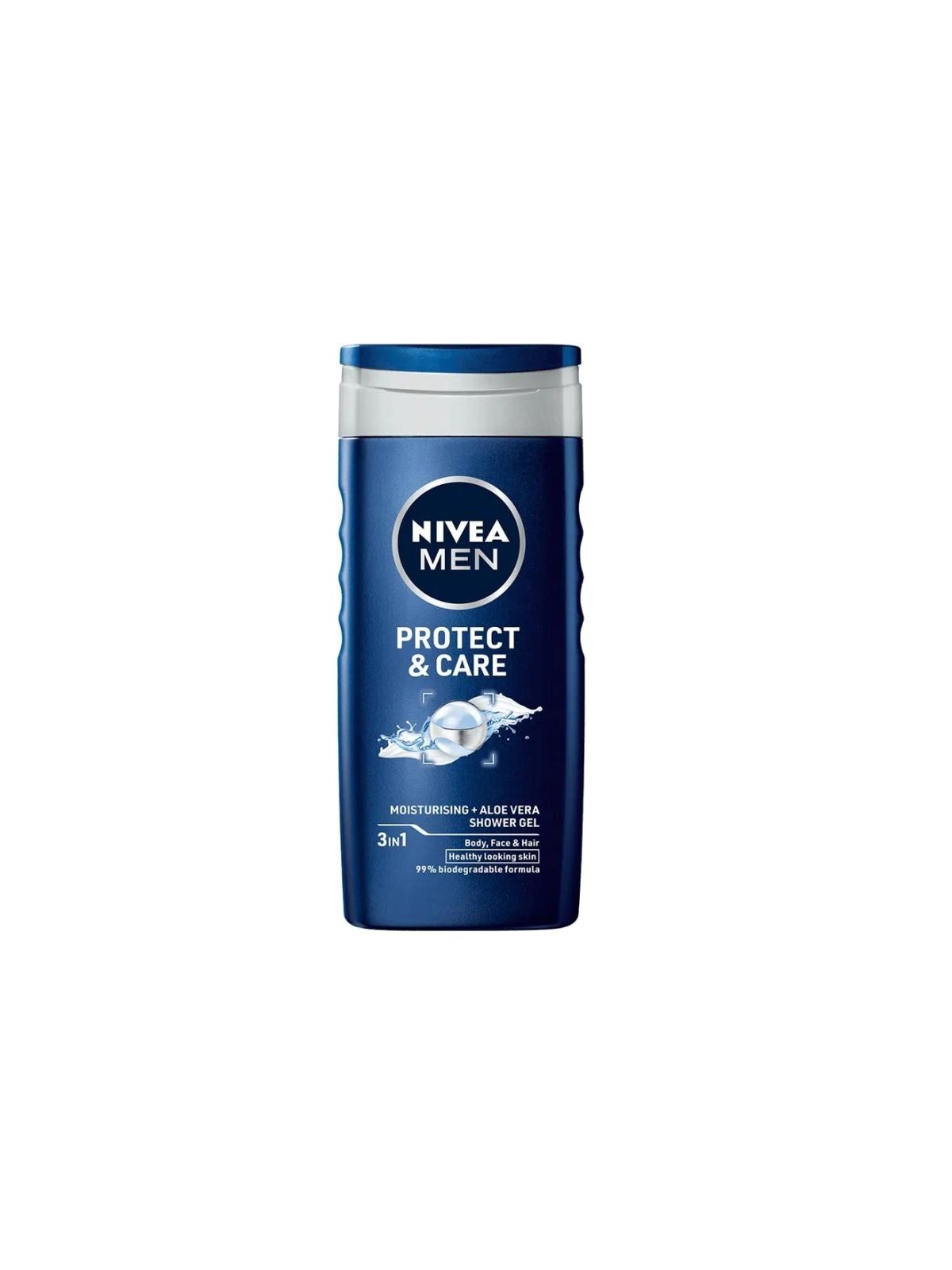 Nivea gel doccia men protect&care 250 ml