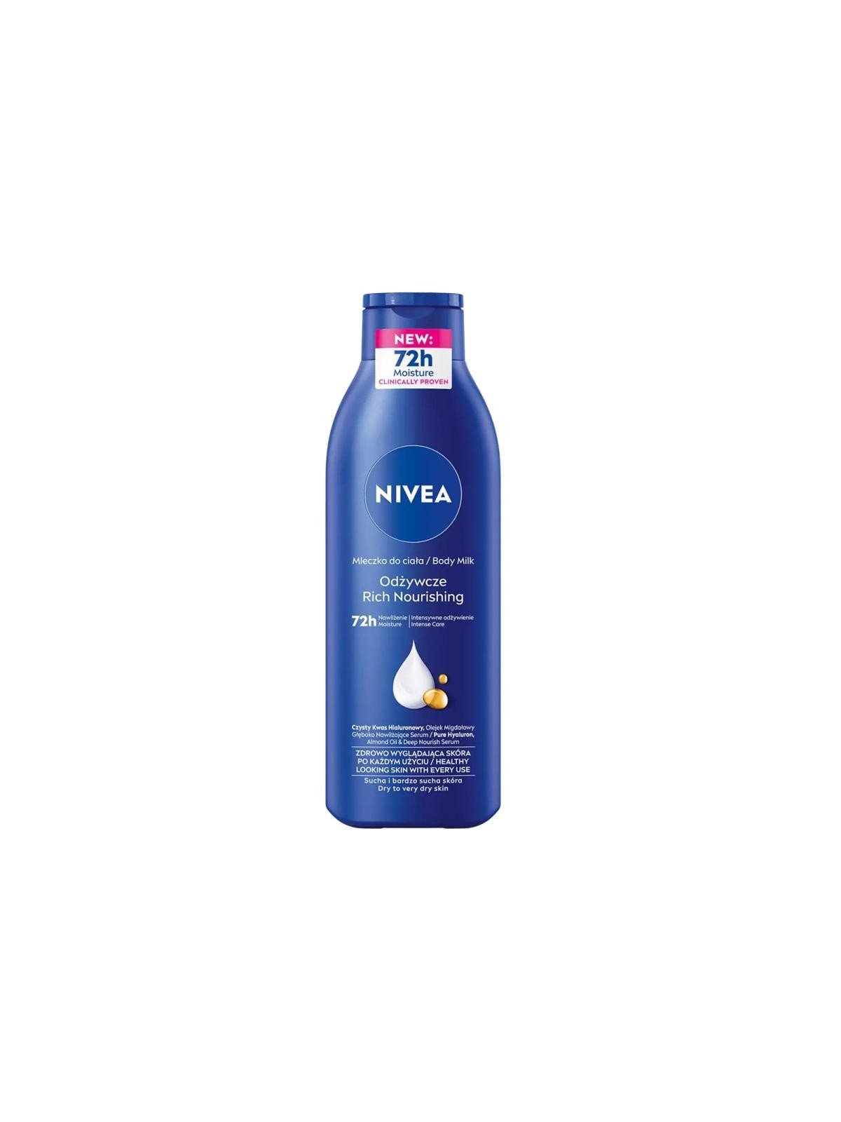 Nivea latte corpo nutriente 250 ml