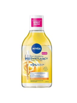 Nivea fluido micellare struccante per pelli sensibili e stanche illuminante 400ml