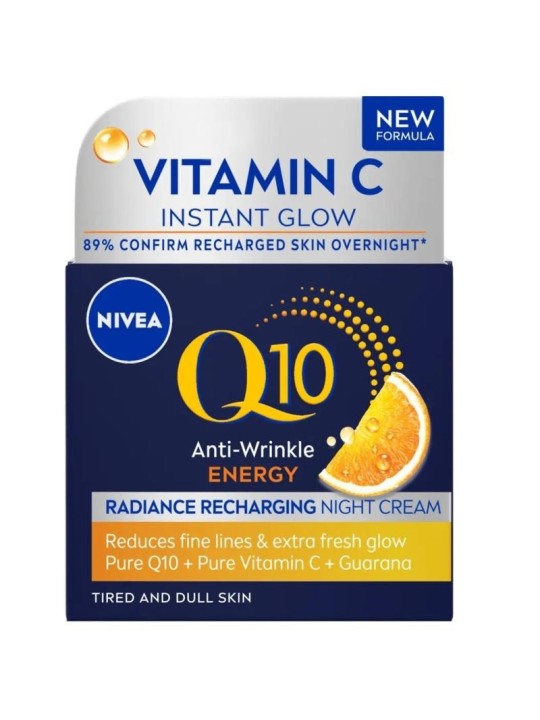 Nivea crema antirughe q10 energy per la rigenerazione del seno 3x antiossidanti 50 ml