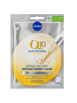 Nivea maschera in tessuto rassodante q10 power firming