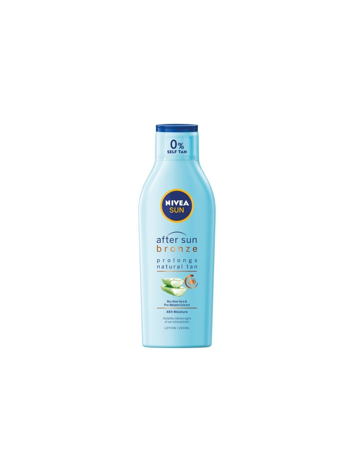 Nivea sun after sun bronze lozione doposole prolunga abbronzatura 200ml