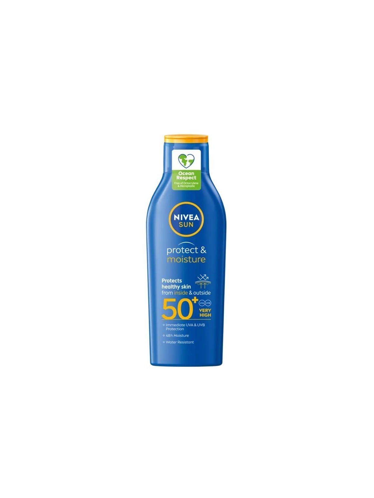 Nivea sun protect & moisture crema solare idratante spf50 200 ml