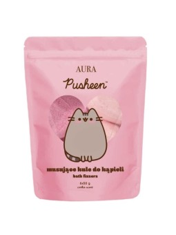 Pusheen bath fizzers bombe da bagno frizzanti all'anguria e alla fragola 6x50g