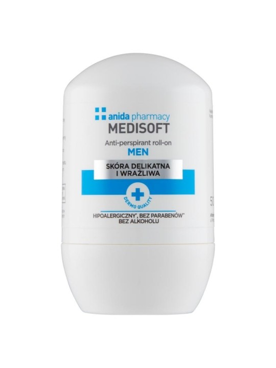 Anida medisoft men roll-on antitraspirante roll-on per uomo 50 ml