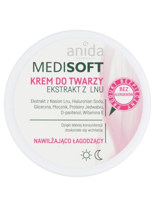Anida crema viso idratante e lenitiva medisoft 100 ml