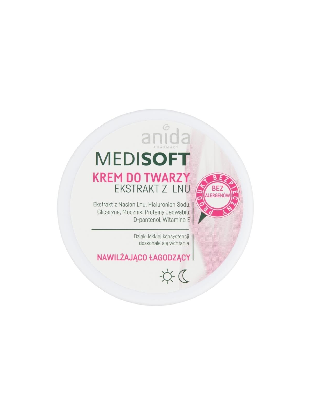 Anida crema viso idratante e lenitiva medisoft 100 ml