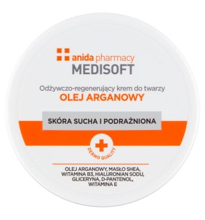 Anida medisoft crema viso nutriente e rigenerante all'olio di argan 100ml