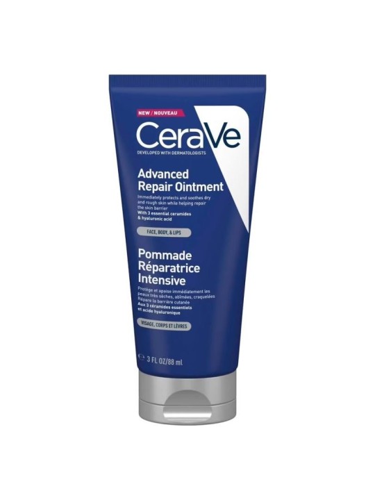 Cerave advanced repair ointment viso, corpo, labbra balsamo viso, corpo e labbra per pelli molto secche 88 ml