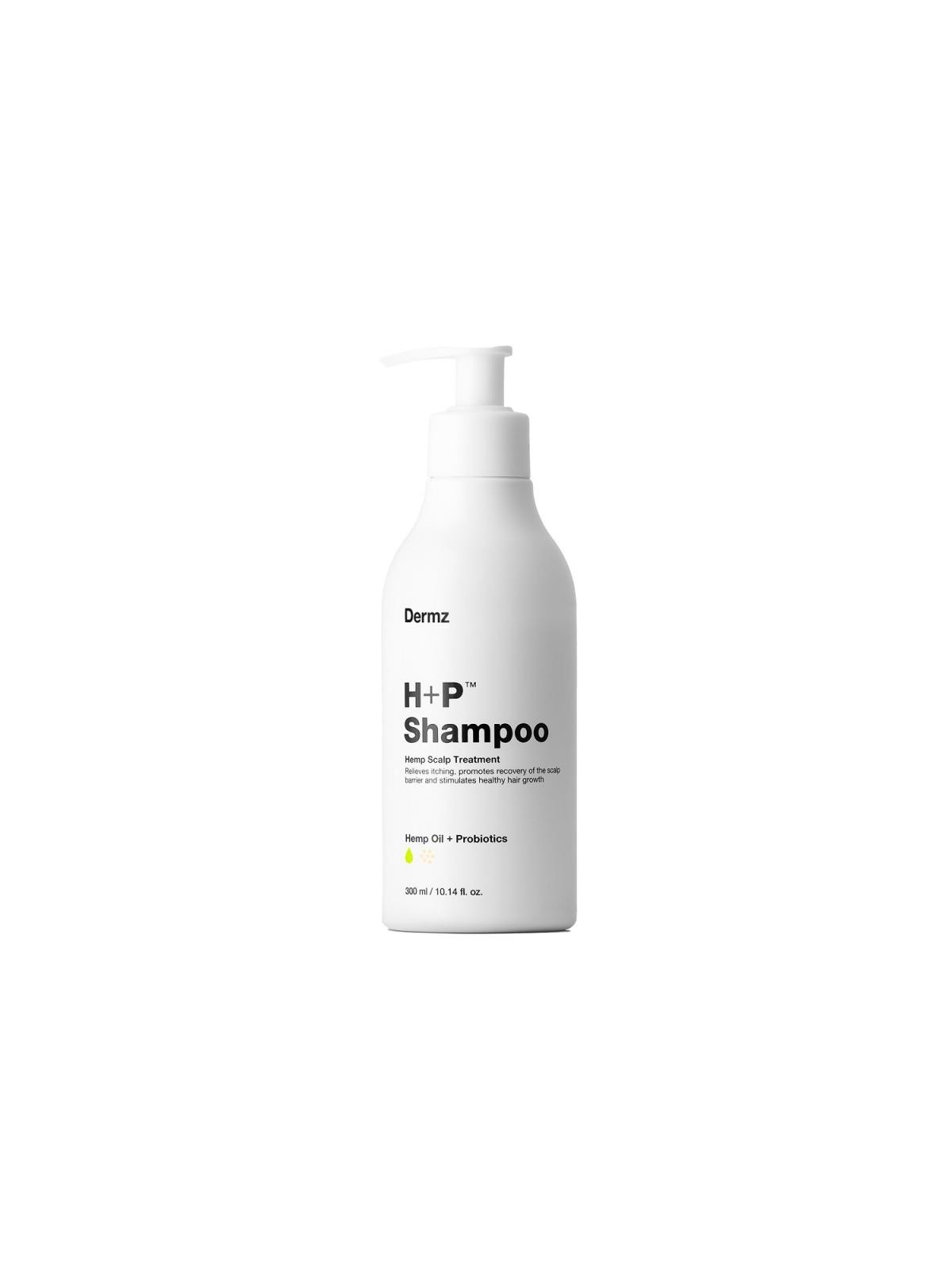 Dermz shampoo idratante per il cuoio capelluto h+p 300 ml