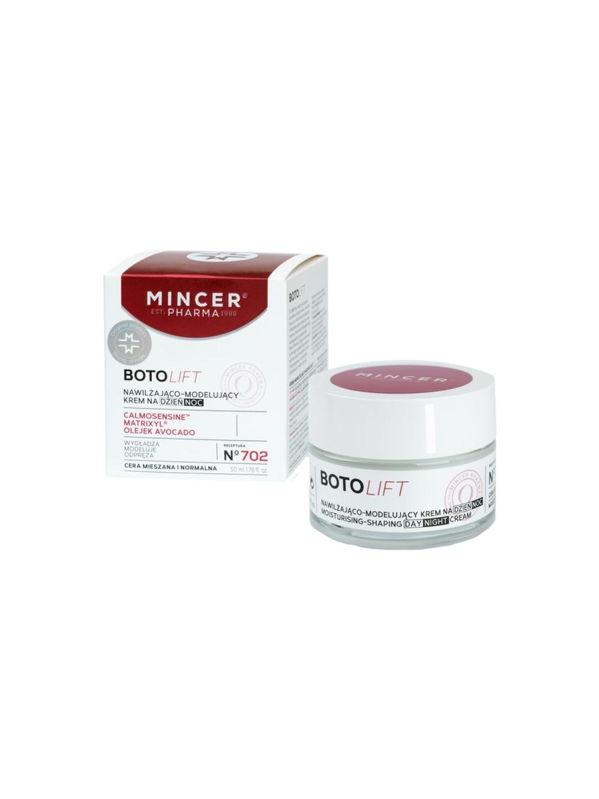 Mincer pharma crema viso modellante boto lift giorno e notte n702 50 ml