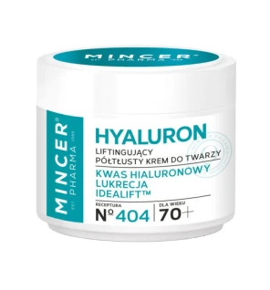 Mincer pharma crema viso lifting semi-oleosa al collagene 70+ 404 50 ml
