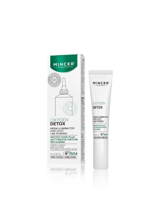 Mincer pharma crema illuminante per occhi e palpebre oxygen detox 1504 15 ml