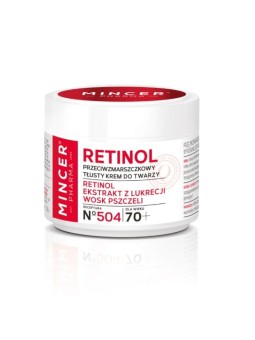 Mincer pharma crema viso antirughe retinol 50+ 504 50ml