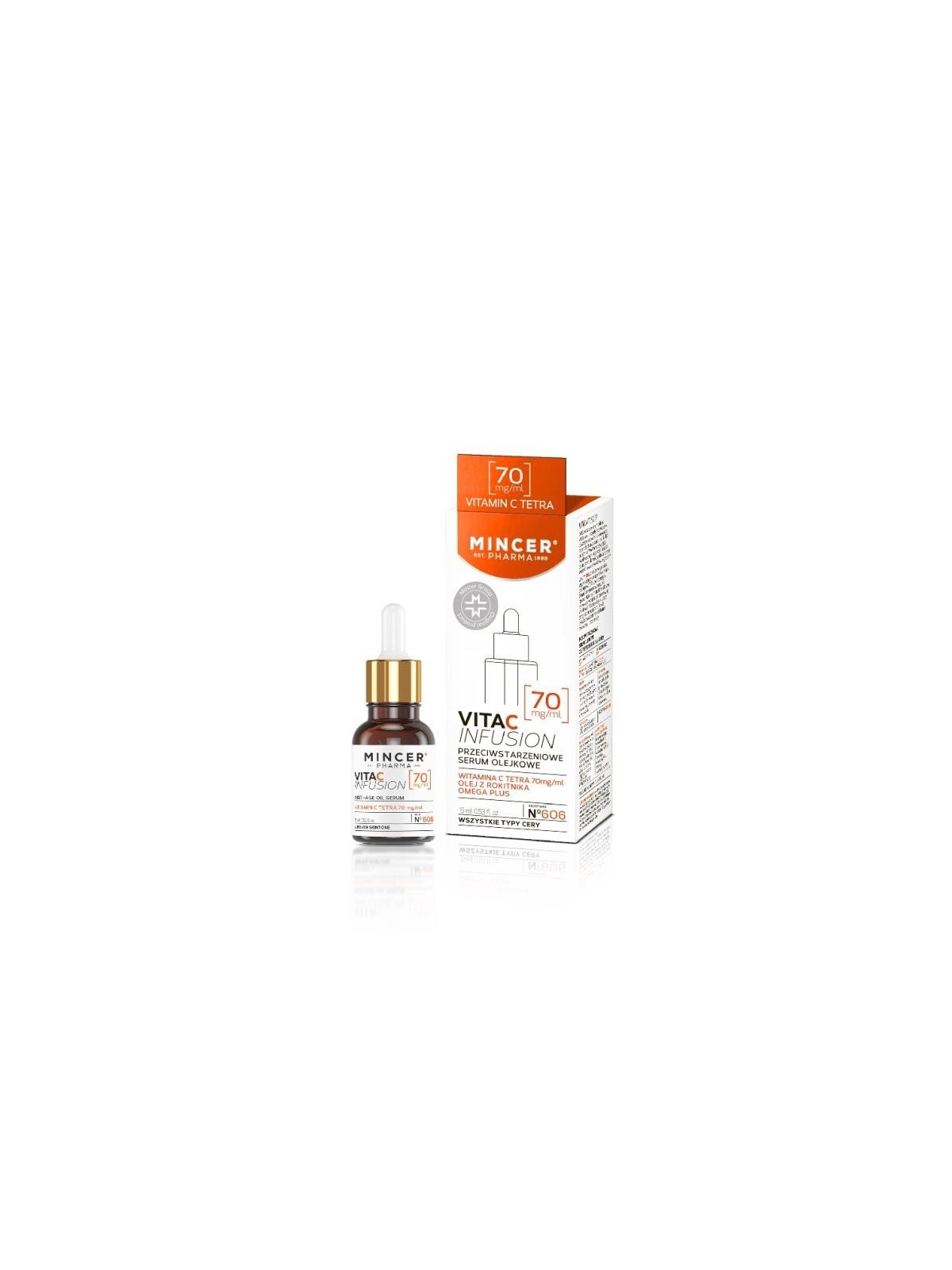 Mincer pharma siero anti-età all'olio vita c infusion n. 606 15 ml