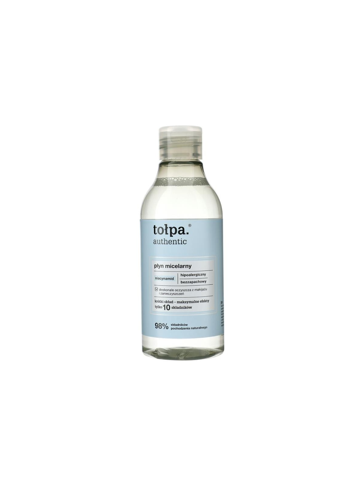 Tołpa fluido micellare autentico per il viso niacinamide 300ml