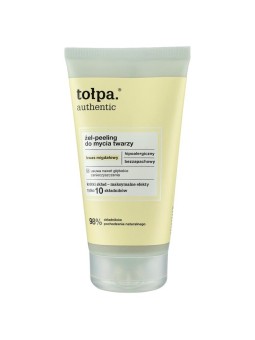 Tołpa gel peeling autentico per la pulizia del viso all'acido di mandorle 150 ml