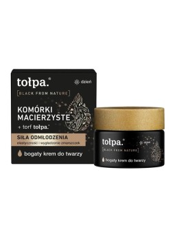 Tołpa crema viso ricca black from nature per il giorno 50 ml