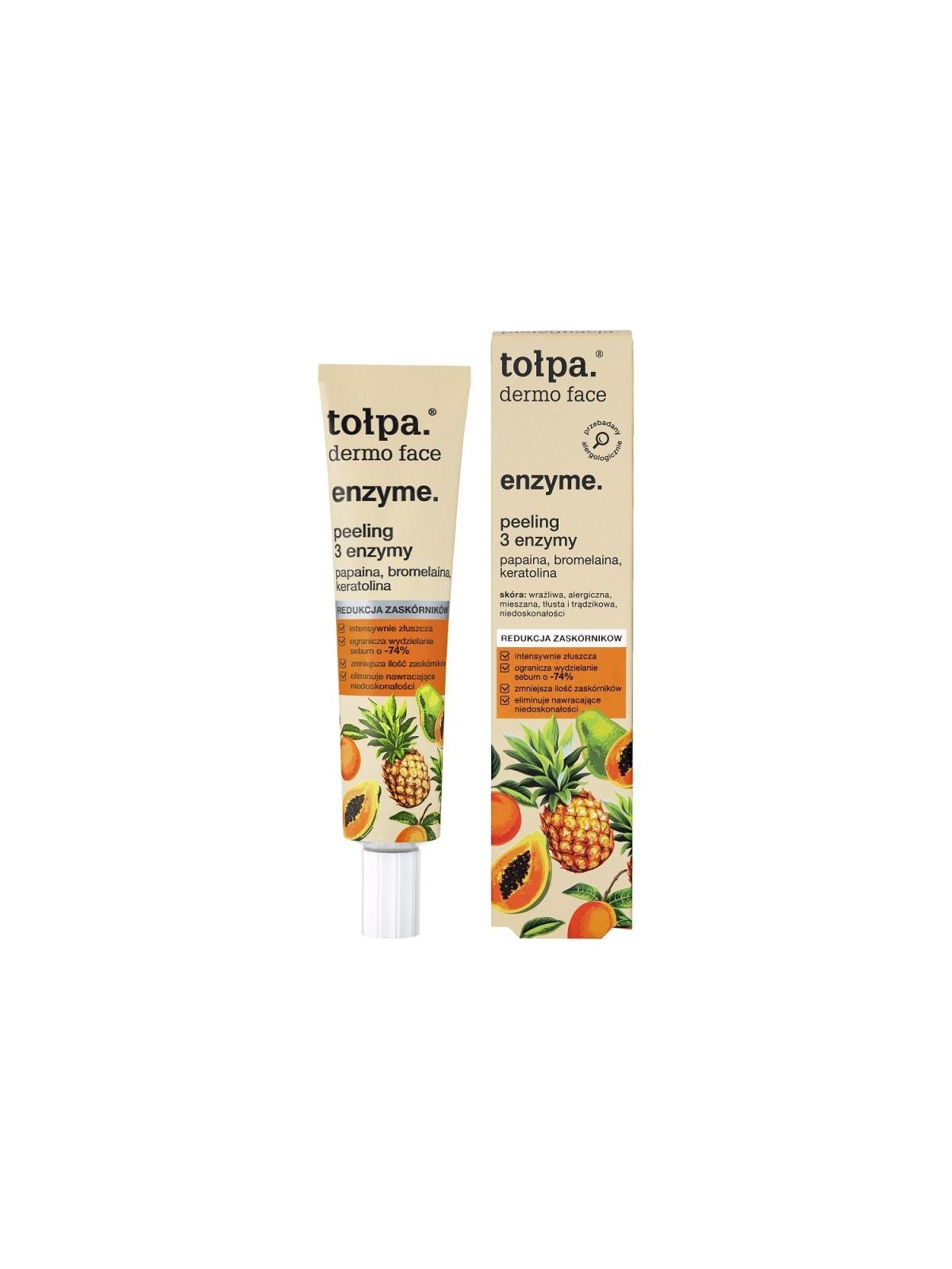 Tołpa dermo face enzyme peeling viso 3 enzimi 40ml