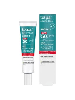 Tołpa crema viso dermo face sebio+ con spf50+ pa++++ 40ml