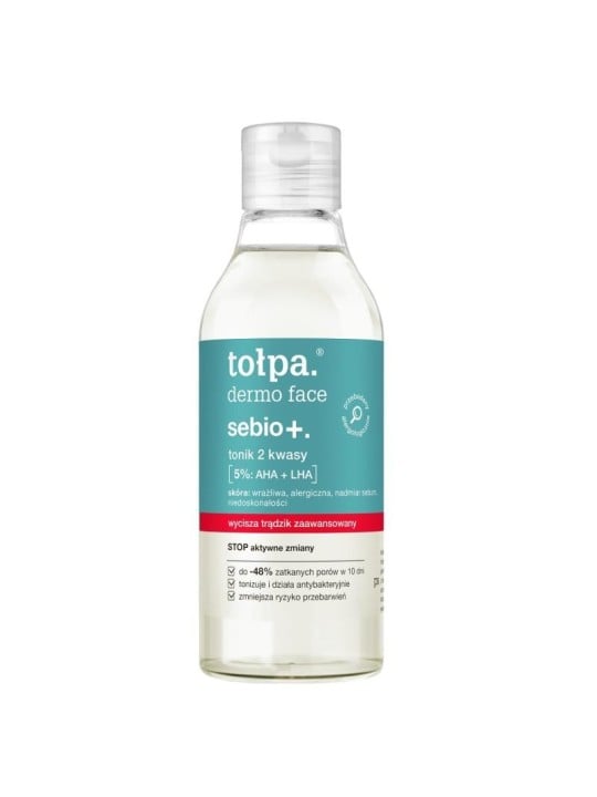 Tołpa dermo face sebio+ tonico viso aha + lha 200ml