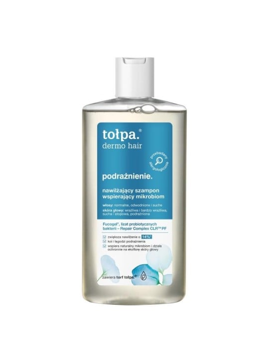 Tołpa shampoo idratante dermo hair a supporto del microbioma irritazione 250 ml