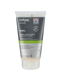 Tołpa dermo men pure gel detergente viso detergente profondo 150 ml